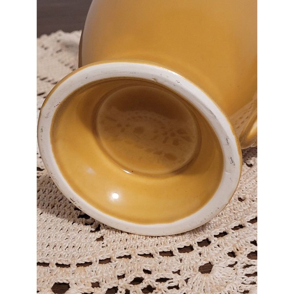 Vintage FiestaWare Antique Gold Coffee Server Pot Pitcher No Lid - Picture 5 of 5